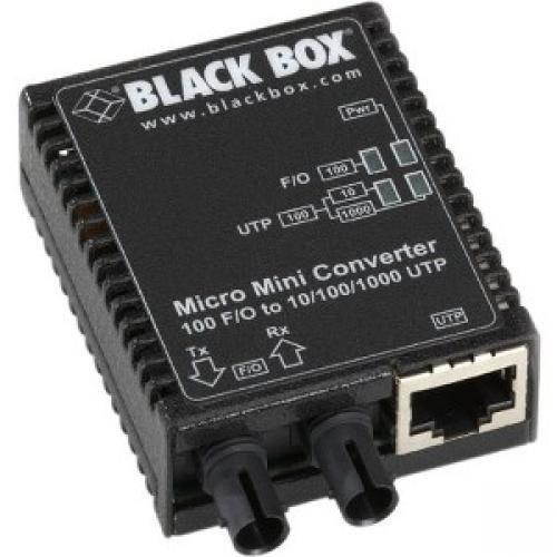 BLACK BOX LMC402A 10/100BT 100BFX MM 5K SC MEDIA CONVERTER