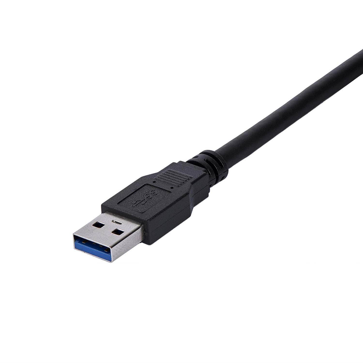 StarTech.com USB3SEXT1MBK  1m Black SuperSpeed USB 3.0 Extension Cable A to A - Male to Female USB 3 Extension Cable Cord 1 m