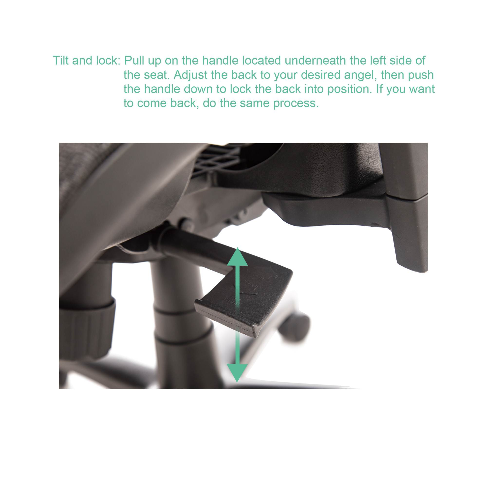 Ergonomic office chair mesh chair computer chair connected chair with adjustable headrest and armrests high back chair