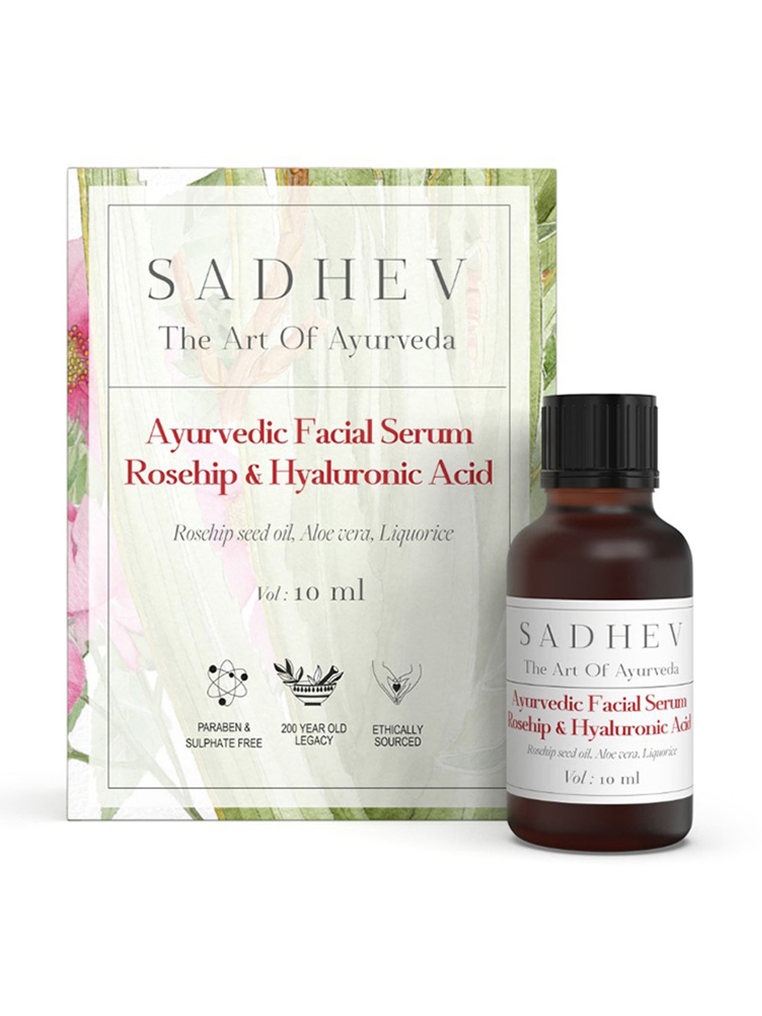 SADHEV The Art Of Ayurveda Ayurvedic Rosehip & Hyaluronic Acid Serum - 10 ml