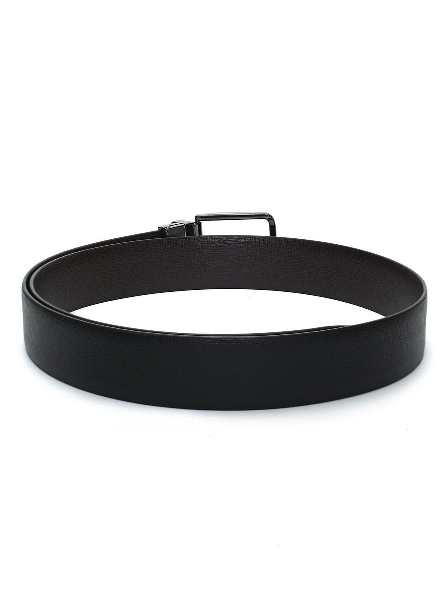 Crusset Black Formal Belt for Men