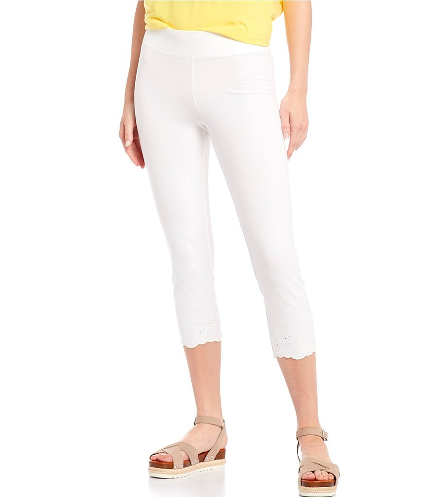 Commando Faux Leather Crocodile-Embossed Legging