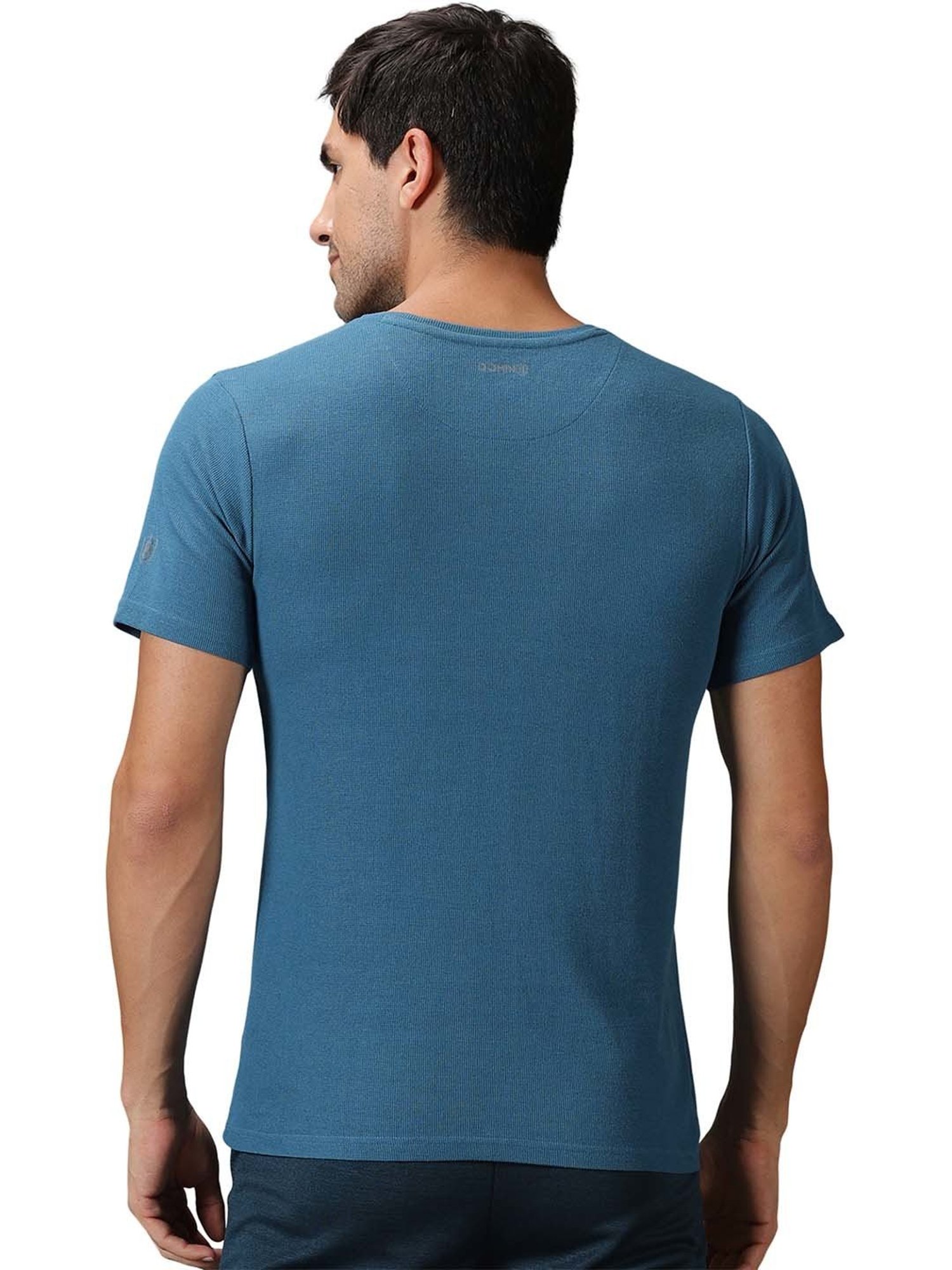 DOMIN8 Men Breathable Training Outdoor T-Shirt (Blue)