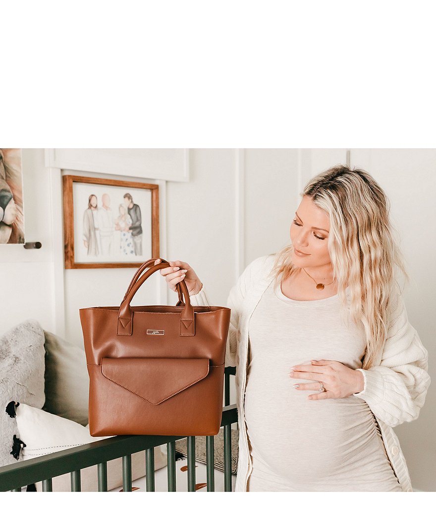 Ju-Ju-Be Eco Leather Zip Top Tote Bag