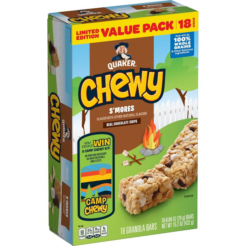 Quaker Chewy S'mores - 18ct