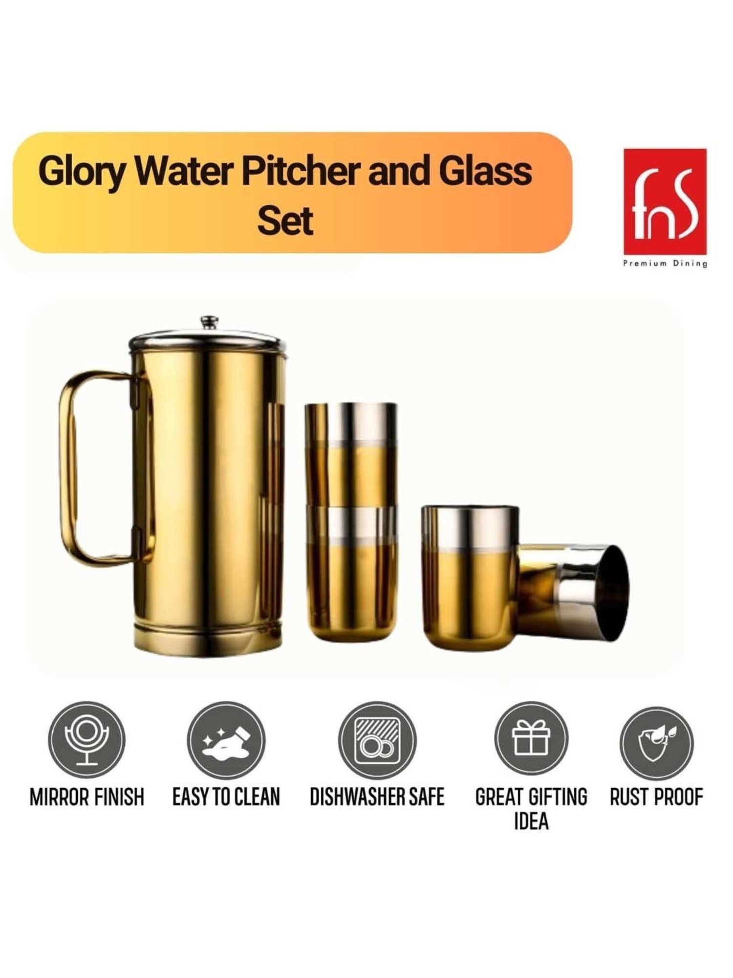 Pasabahce Transparent Victorian Caraffe Pitchers (1.18 L)