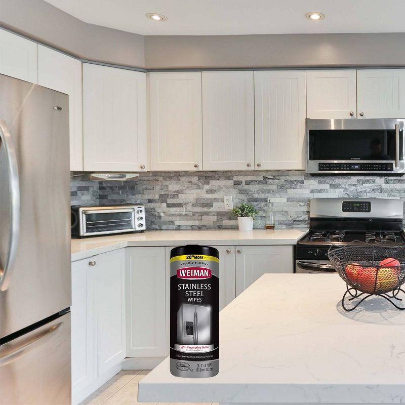 Wood Surface Specialty Wipes Lemon & Mint - 30ct - Everspring™