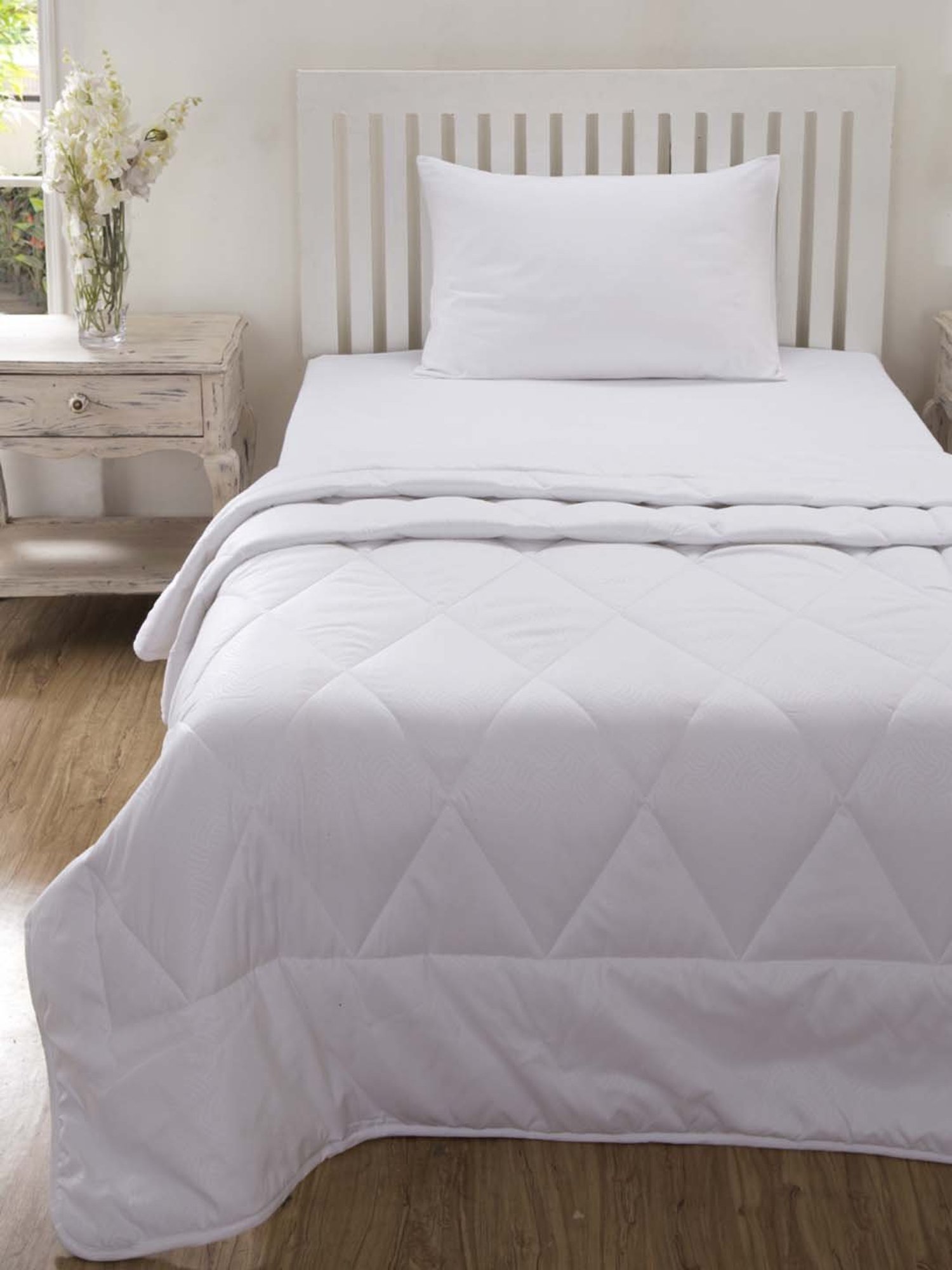 Maspar Essentials White Duvet Cover - Set of 1