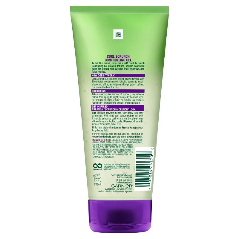 Garnier Fructis Style Curl Scrunch Extra Strong Hold Controlling Gel - 6.8 fl oz