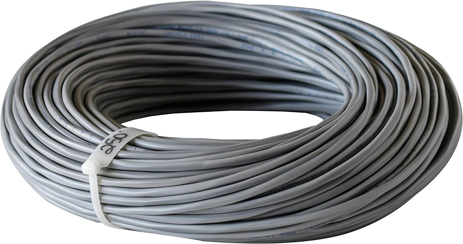 CERTICABLE 12AWG CL2 Rated 2-Conductor Loud Speaker Cable - 100 ft For In-Wall Installation