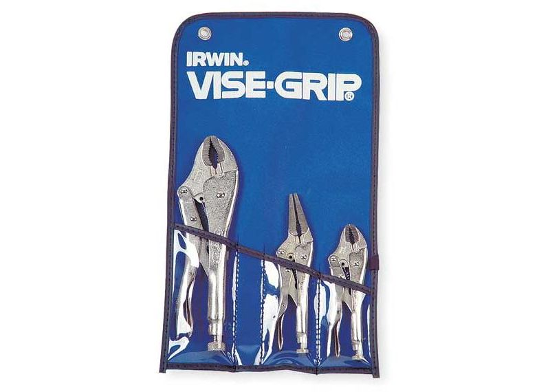 IRWIN VISE-GRIP 757KB Locking Pliers Set,Curved, Long Nose