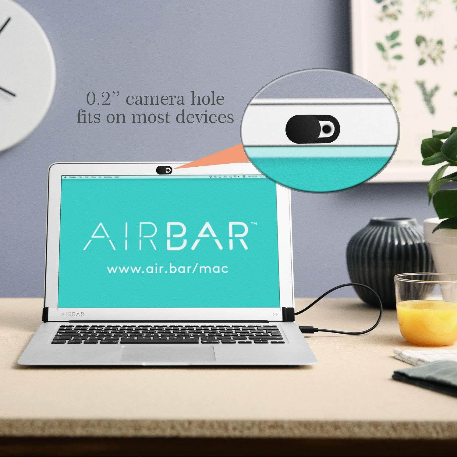 Webcam Cover 0.03in Ultra Thin (3 Pack), Web Camera Cover for Laptop Desktop PC Macboook Pro iMac Mac Mini Computer Smartphone, Protect Your Privacy and Securtiy Against Cam Hacks, Strong Adhesive