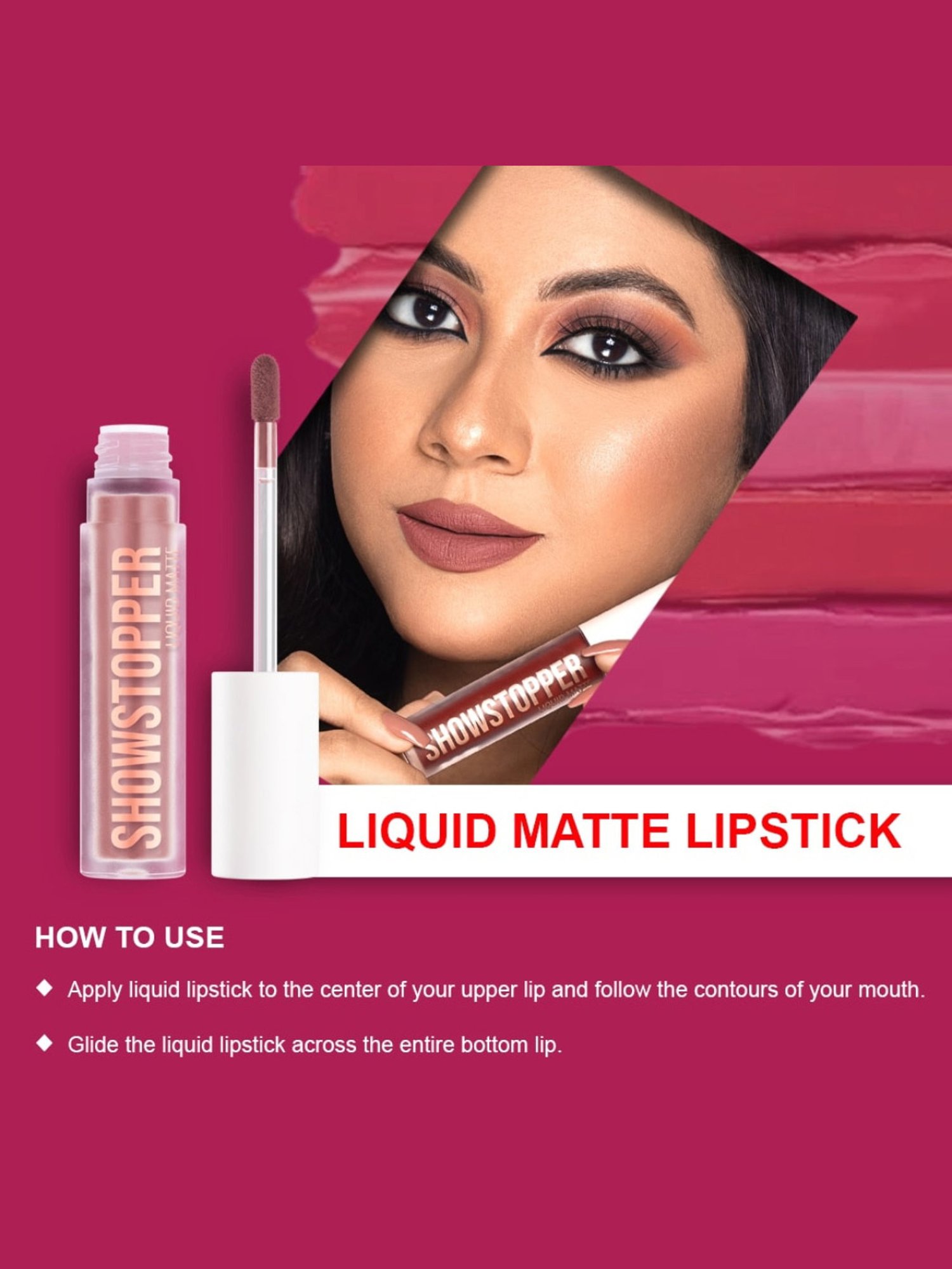 RENEE Stay With Me Matte Lip Color Thirst For Wine - 5 ml