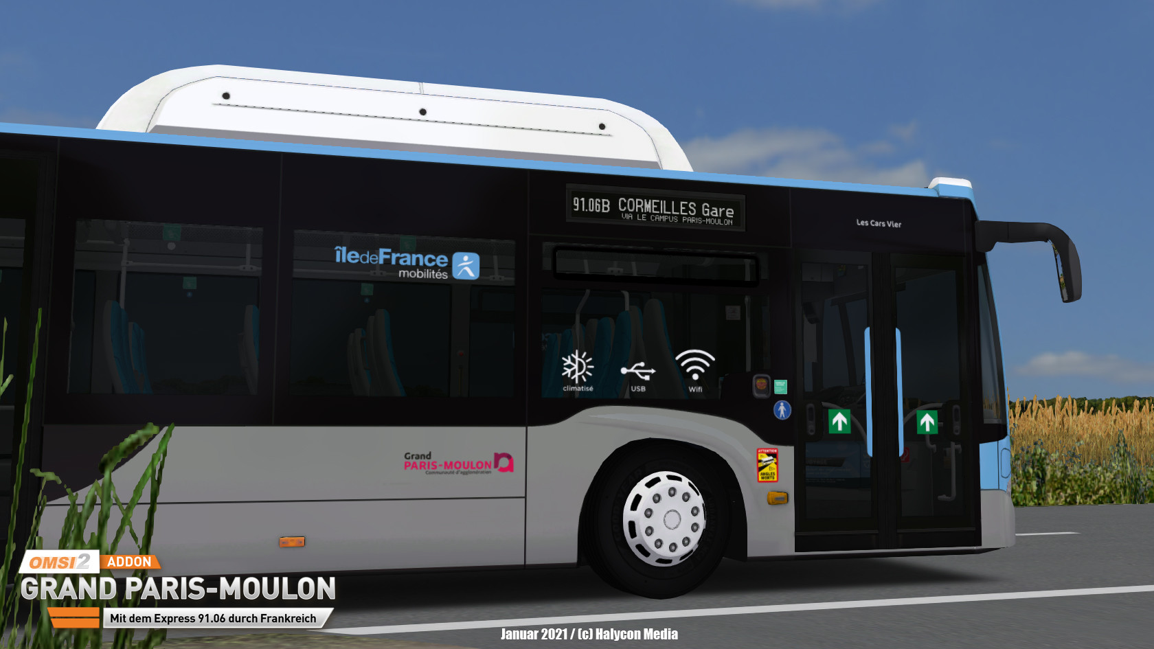 OMSI 2 Add-On E-Bus Hamburg  [Online Game Code]
