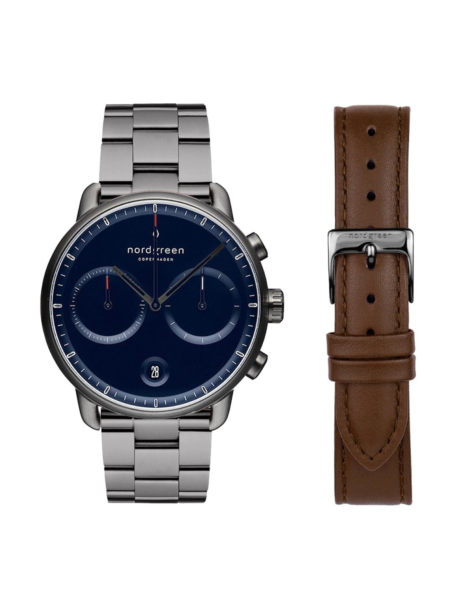 Nordgreen PI42GM3LGUNALEBR Analog Watch for Men