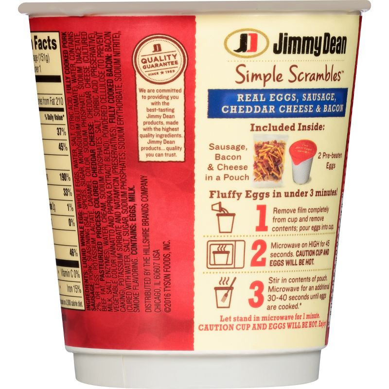 Jimmy Dean Simple Scrambles Meat Lovers - 5.35oz