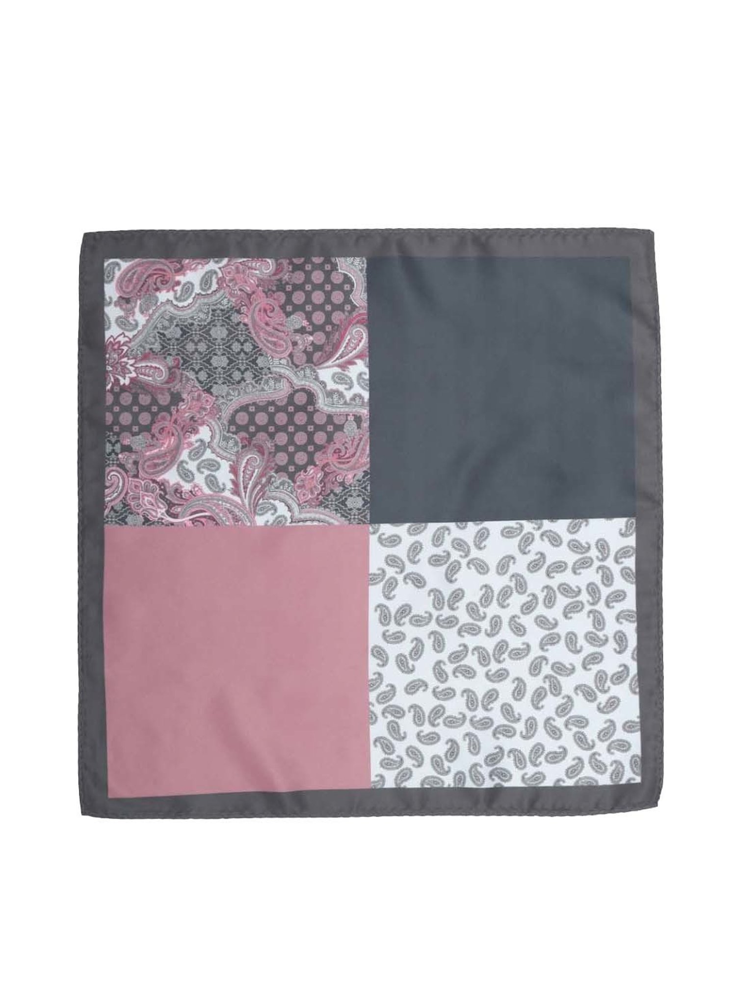 Van Heusen Green Printed Pocket Square