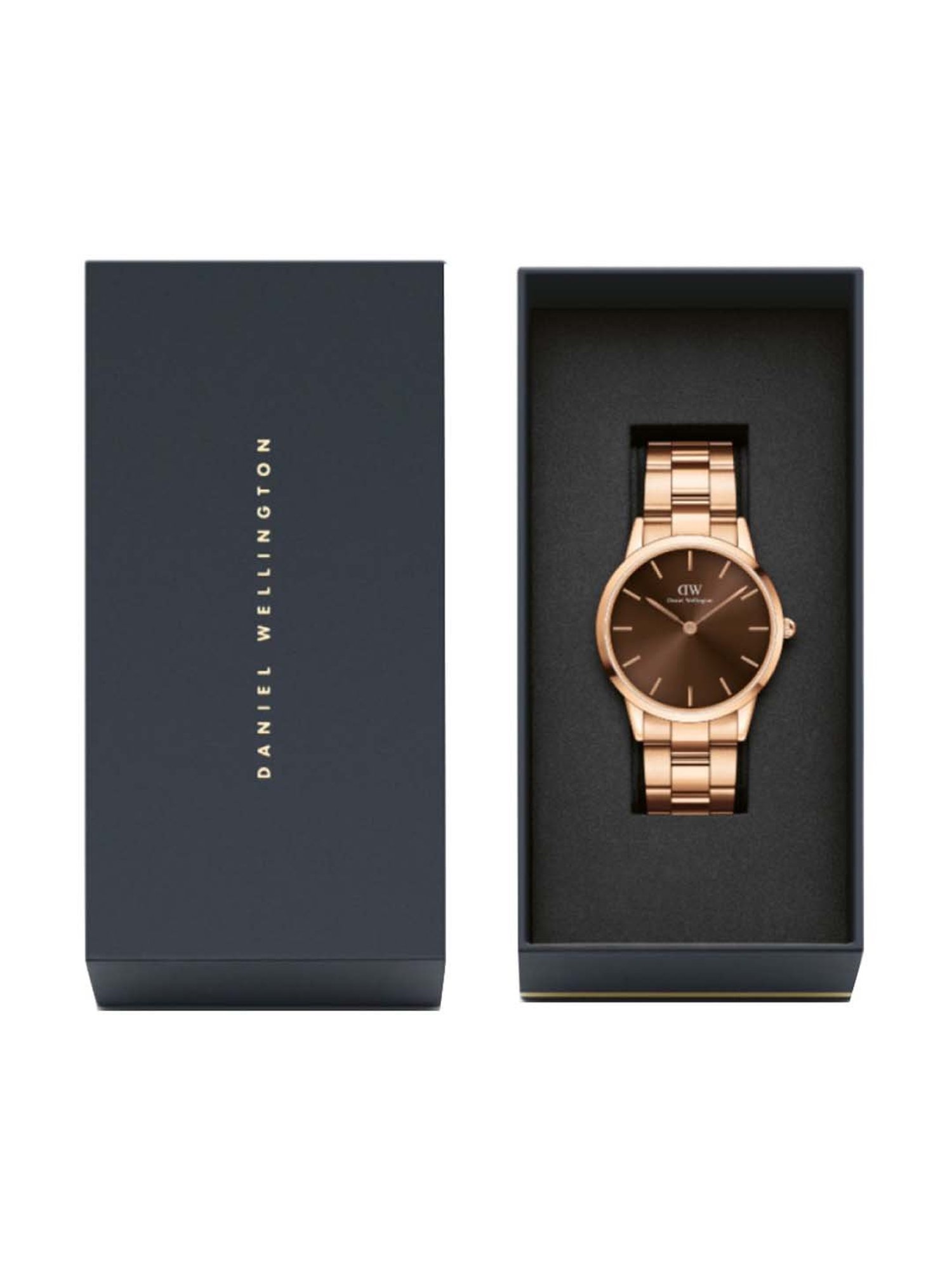 Daniel Wellington DW00100460 Iconic Link Amber Analog Watch for Men