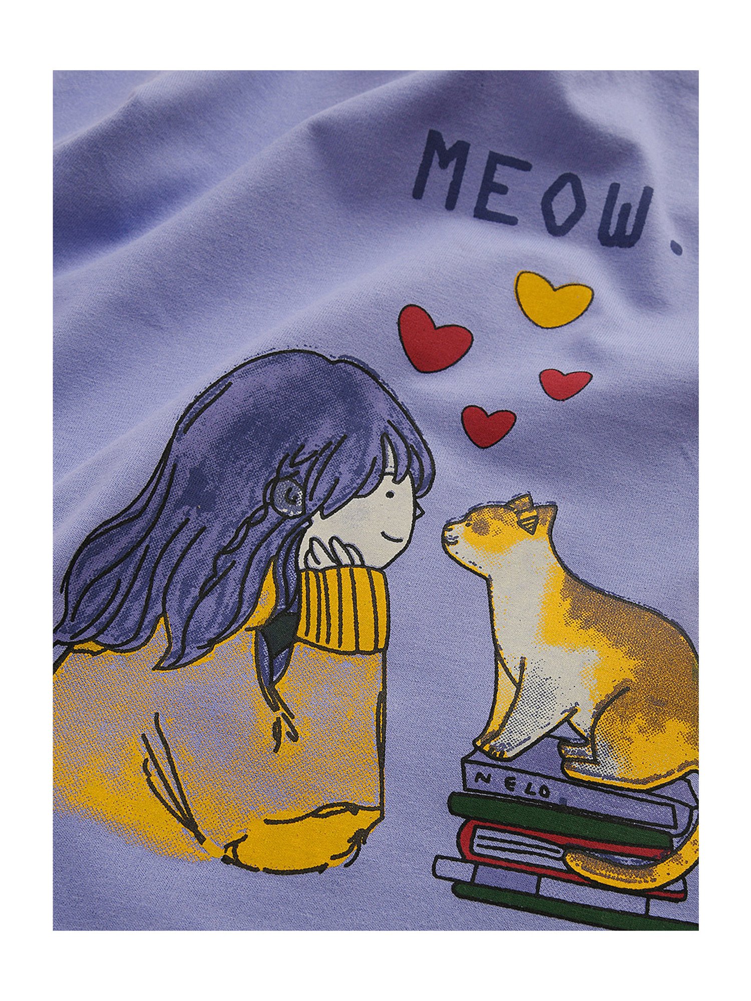 Kids Craft Purple & White Printed T-Shirt with Shorts