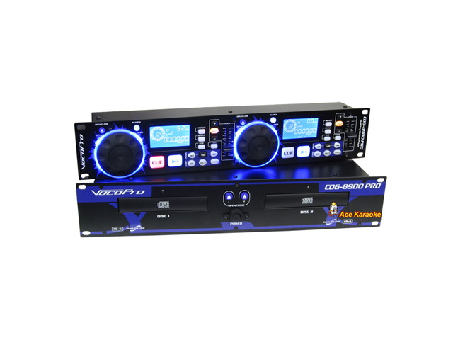 Vocopro CDG-8900 PRO Professional Dual Tray CD/CD+G Karaoke Player