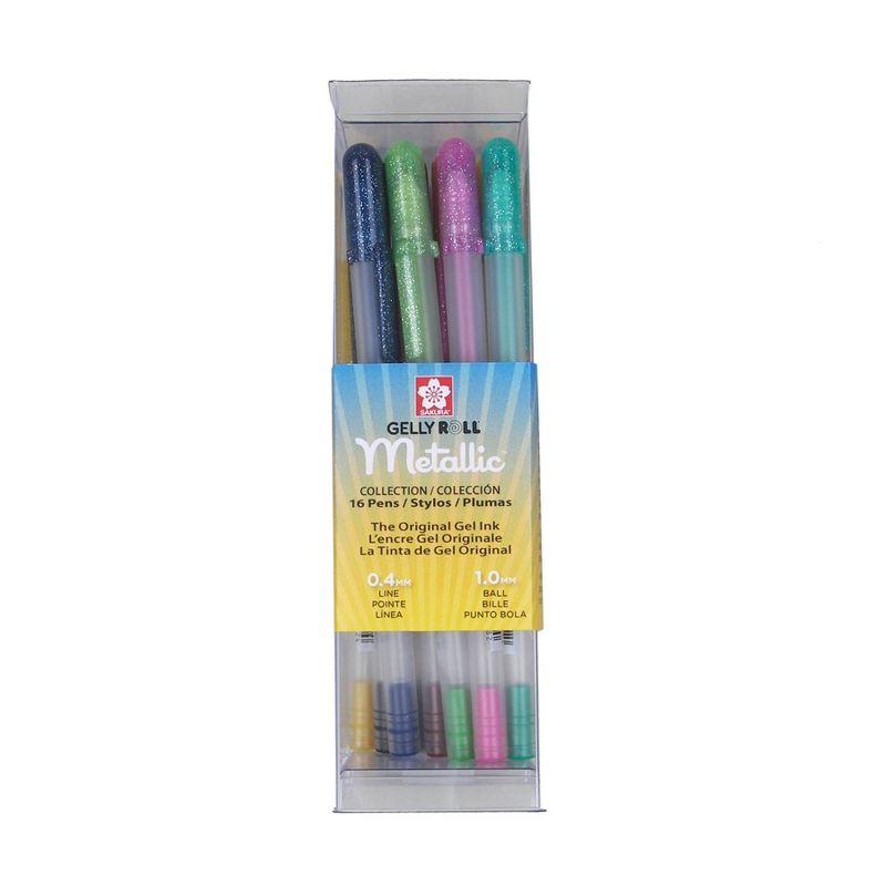 16ct Gelly Roll Metallic Collection Pens - Sakura