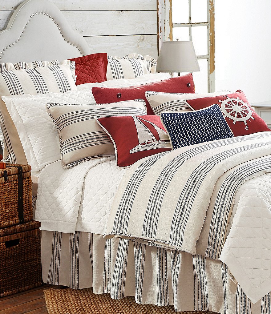 HiEnd Accents Prescott Stripe Duvet Cover Mini Set