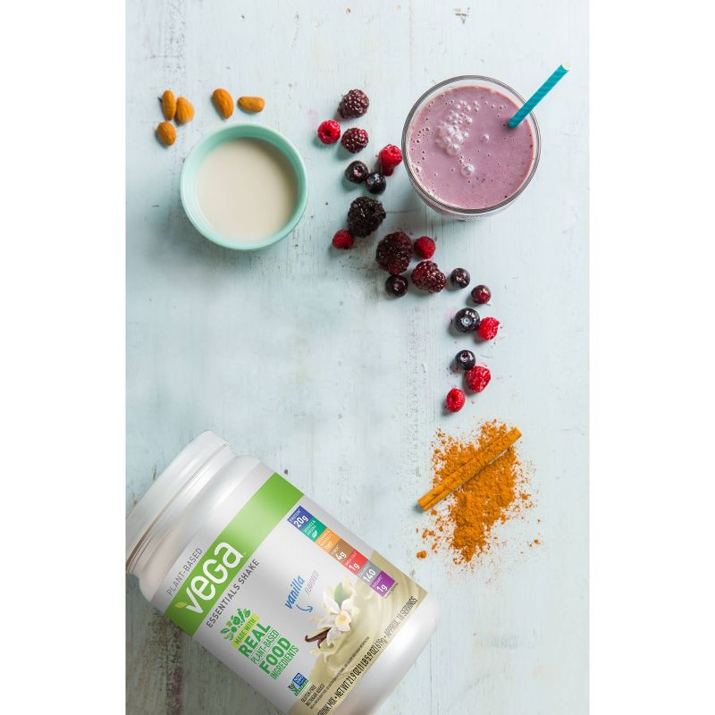 Vega Essentials Vegan Protein Powder Shake - Vanilla - 21.9oz