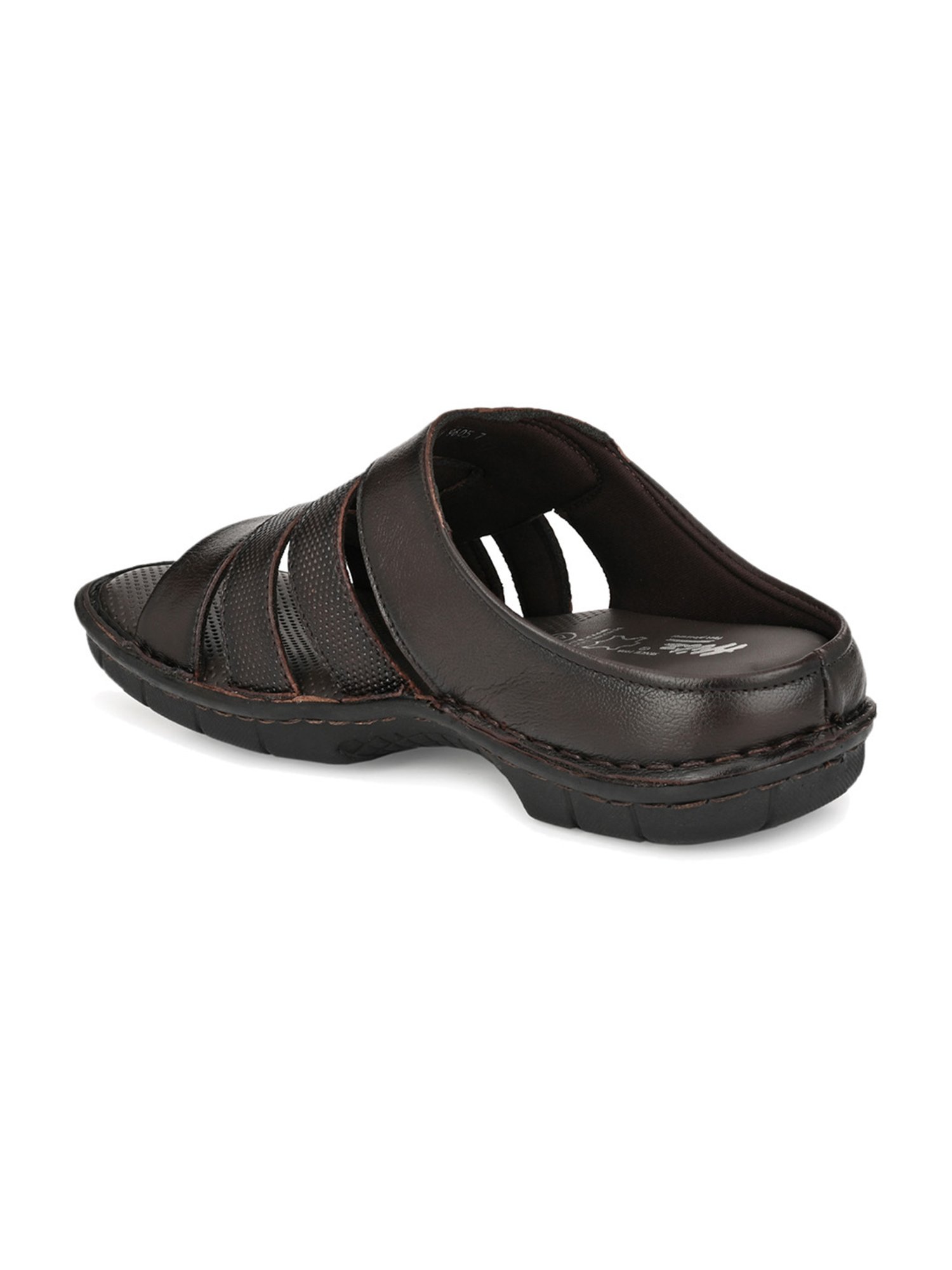Hitz Men's Brown Casual Sandals