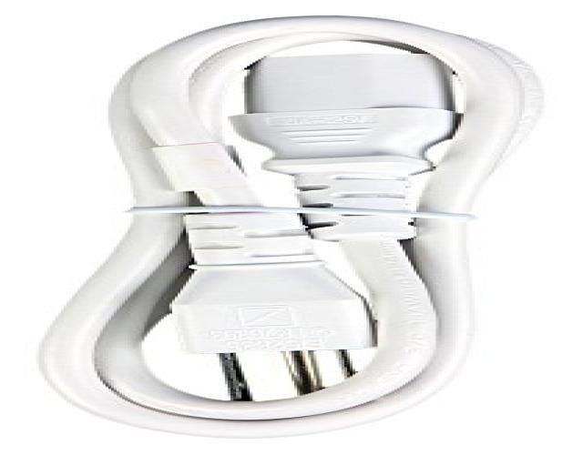 Rocstor Y10C114-W1 Rocstor 3ft Computer Power Cord NEMA5-15P to C13 - For PC, Printer, Projector, Television, Server, PDU - White