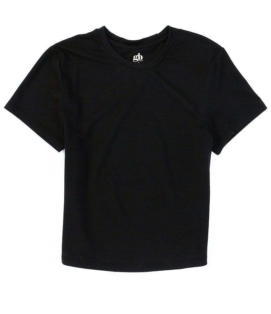 GB GB Girls Active Big Girls 7-16 Short Sleeve Tie-Dye Tee