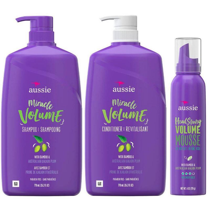 Aussie Volumizing Shampoo & Conditoner - 3pk/30.2 fl oz