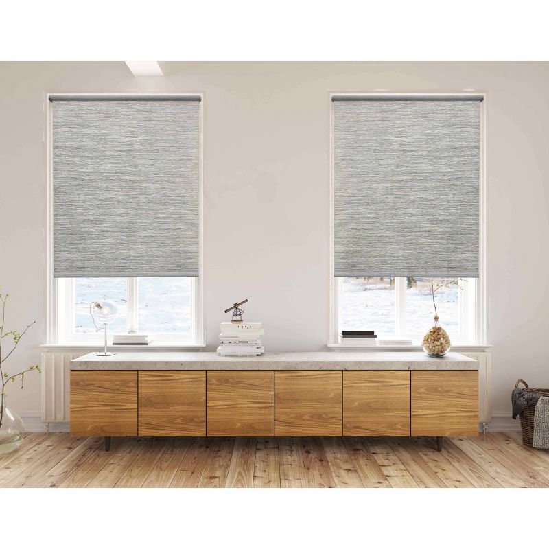 54"x72" Light Filtering Natural Roller Shade Taupe - Lumi