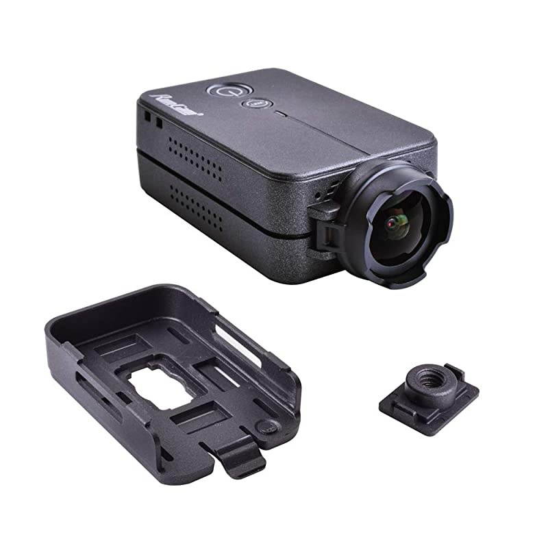 2 FPV Camera 1080P60fps Ultra HD Mini WiFi Sports Action Video Camera, Black