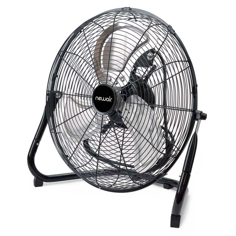 NewAir 18" High Velocity Portable Floor Fan with 3 Fan Speeds and Long-Lasting Ball Bearing Motor