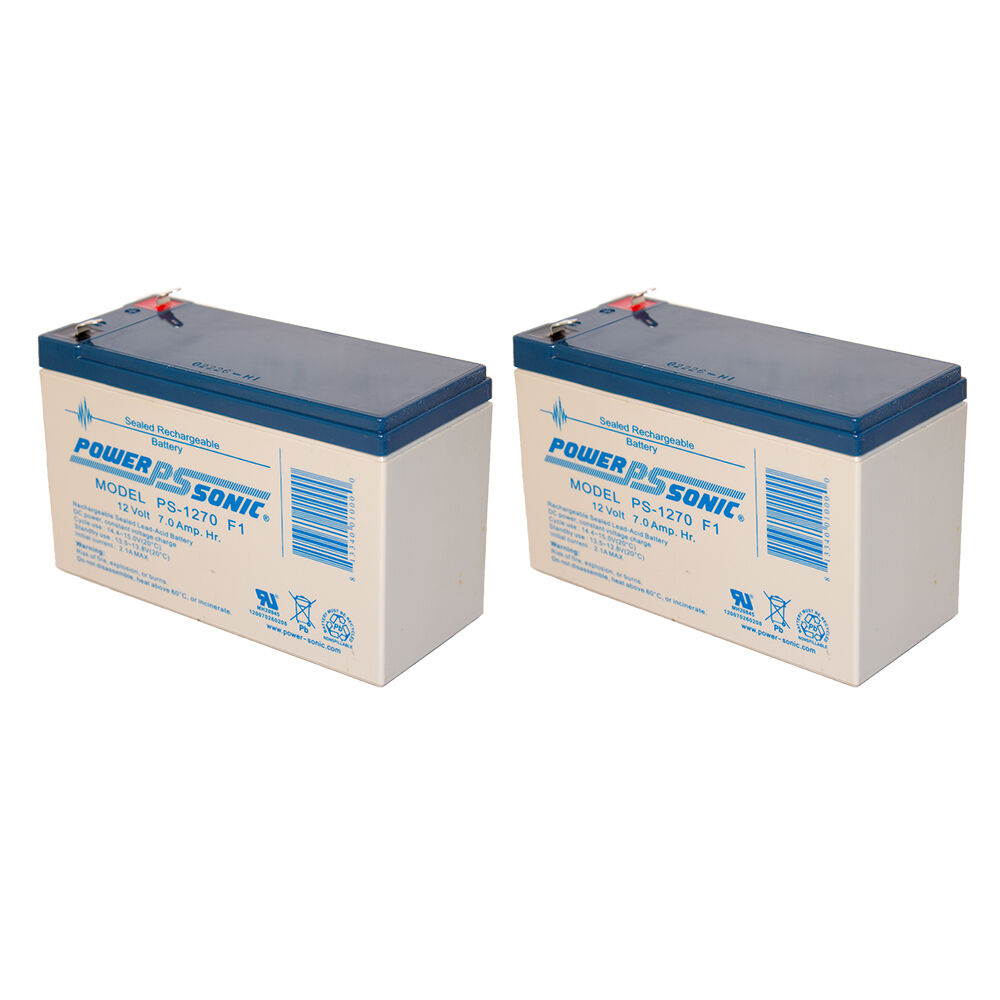 Power-Sonic PS-1270 - POWER-SONIC 12V 7AH SLA BATTERY - PACK OF 2