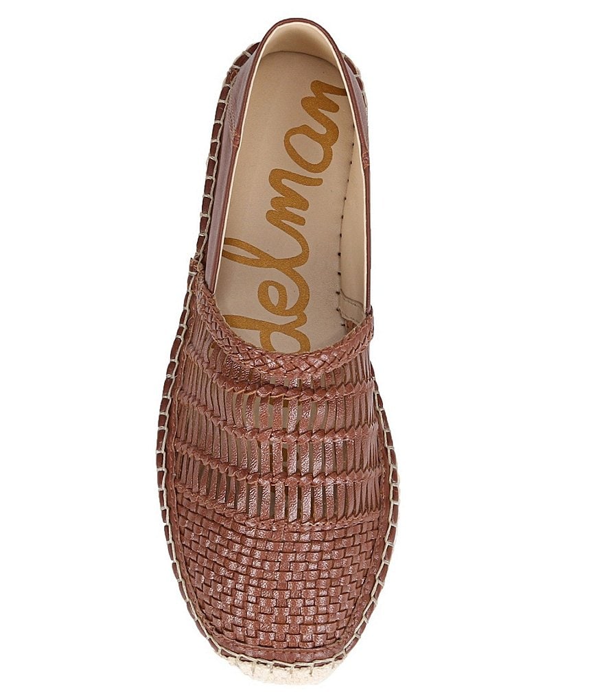 Sam Edelman Pen Woven Leather Espadrille Flats