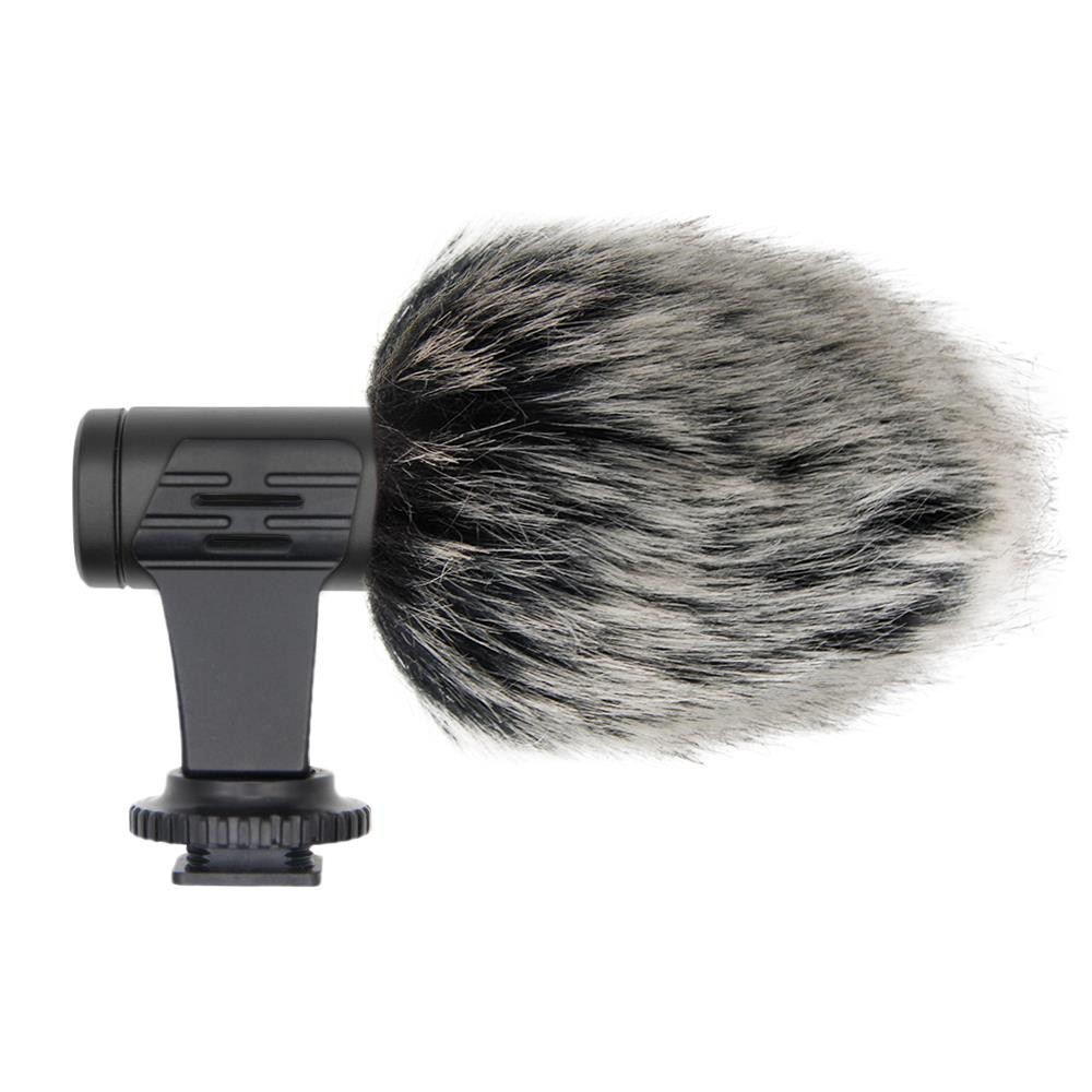 MIC-06 Mini Microphone For Samsung Xiaomi Phones 3.5mm Condenser Mic For DSLR Smart Video Camera Outdoor Interview Microphone