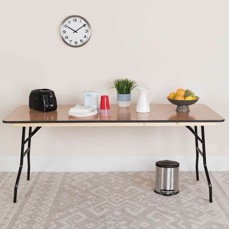 5pc Tray Table Set White - Flora Home