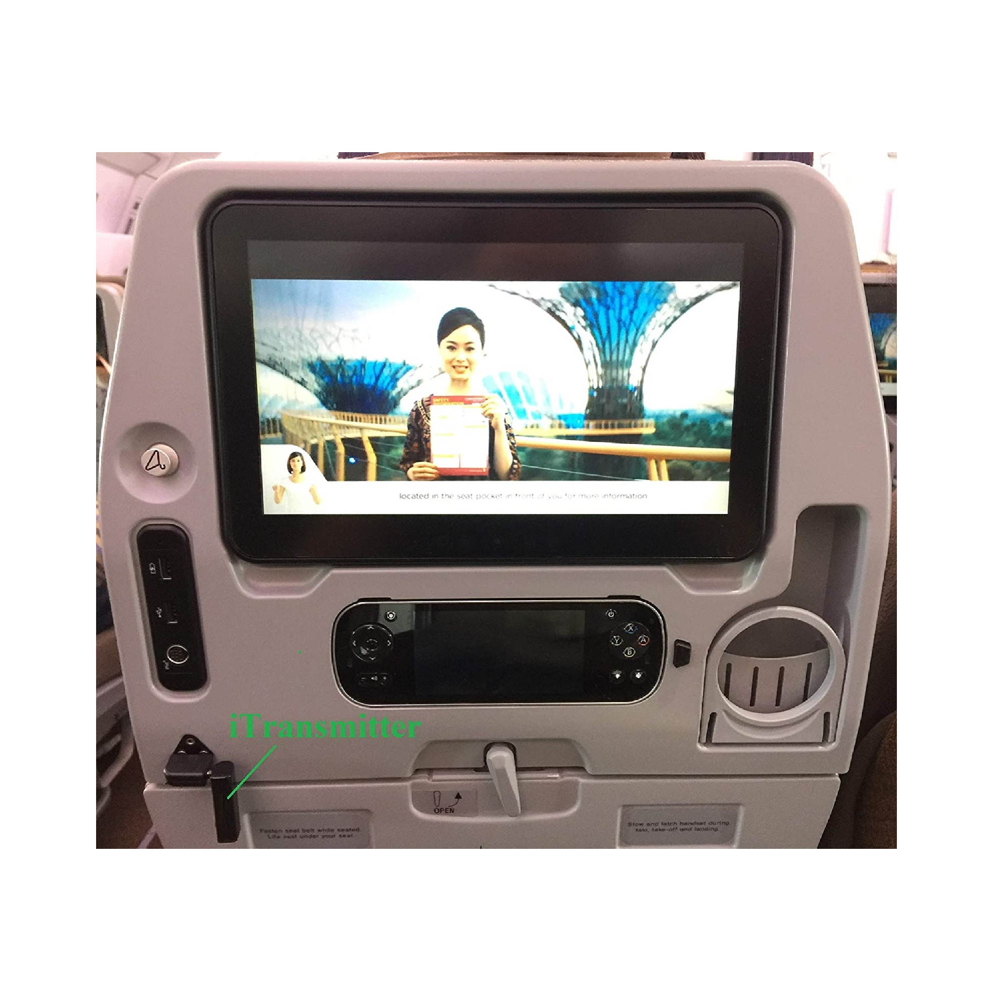 KOKKIA AirSplitter : Airplane in-Flight Bluetooth Splitter, Lets You untether from Seats, Freely Enjoy Airplane&rsquo;s Audio in Airplane Cabin, Along aisles or in restrooms. Compatible with 2 AirPods.