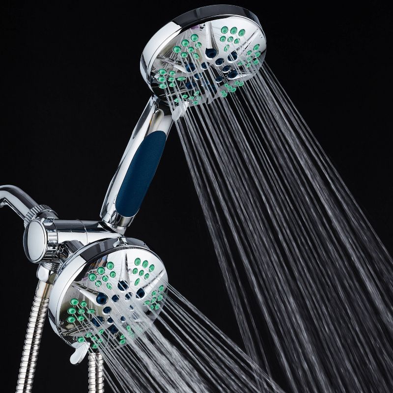 48 Setting High Pressure Ultra Luxury Three-Way Shower Head Combo Chrome - Hotelspa Notilus