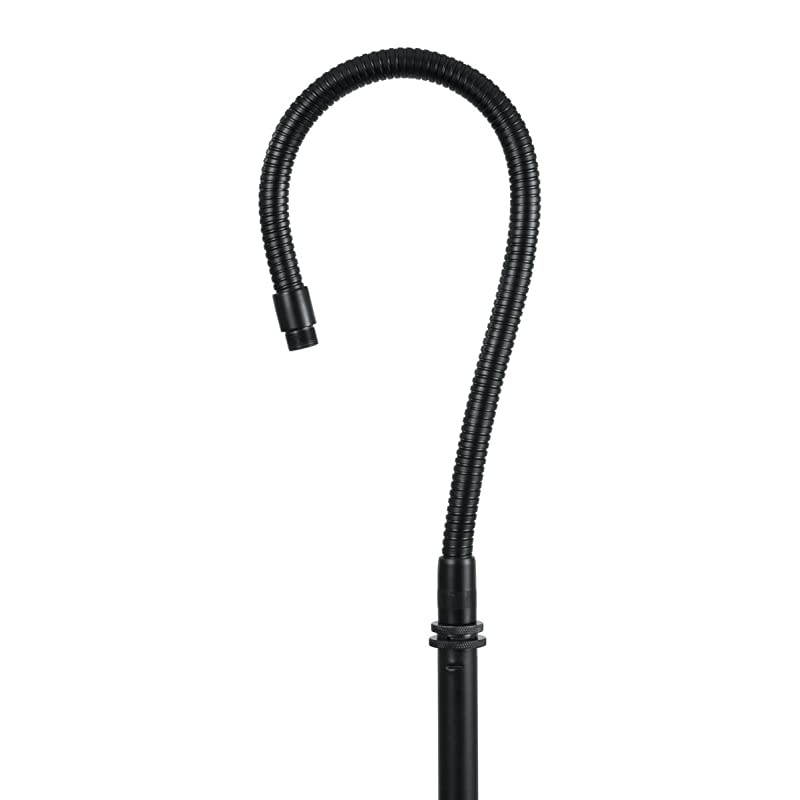 Flexible Black Gooseneck for Microphones 19 Length GFWMICGN19