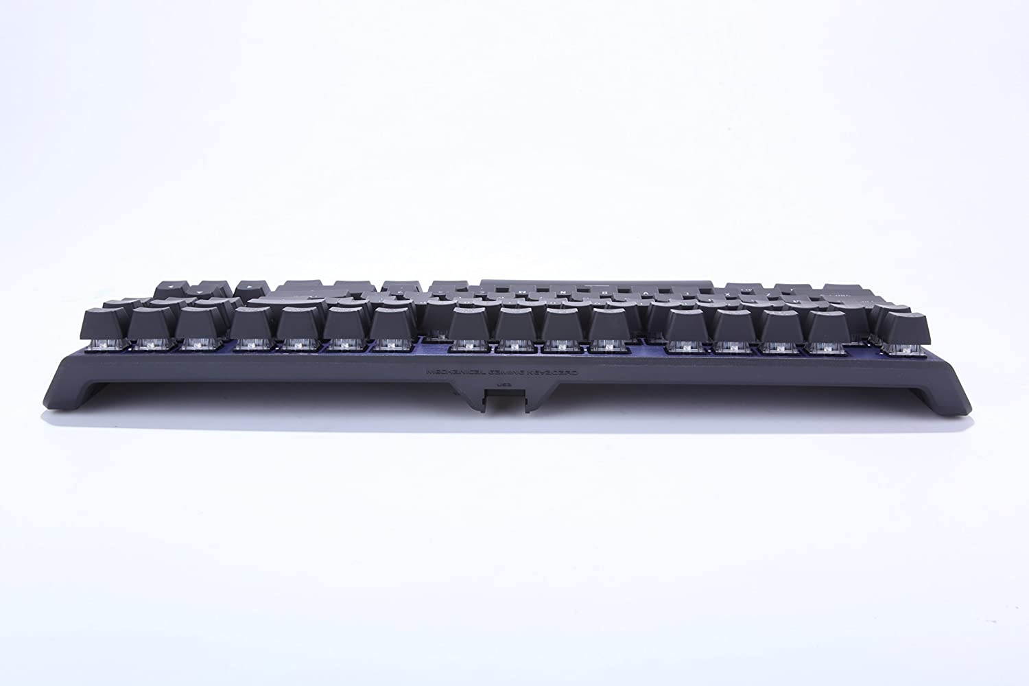Rantopad MXX Mechanical Gaming Keyboard - 87 Keys,White Backlit, Blue Switches, Blue Aluminum Cover, N-Key Rollover