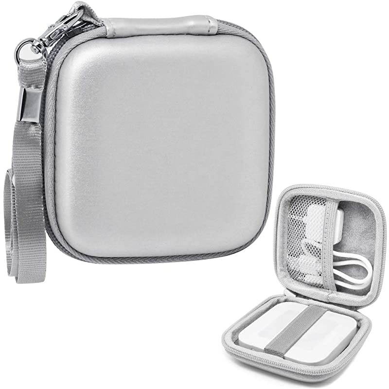 Square Contactless Chip Reader Scanner Case Hard Carrying Bag Holder Fits Square ASKU0485 Contactless and Chip Reader with USB Charge Cable for EMV Chip CardsApple PayAndroid Pay Silver