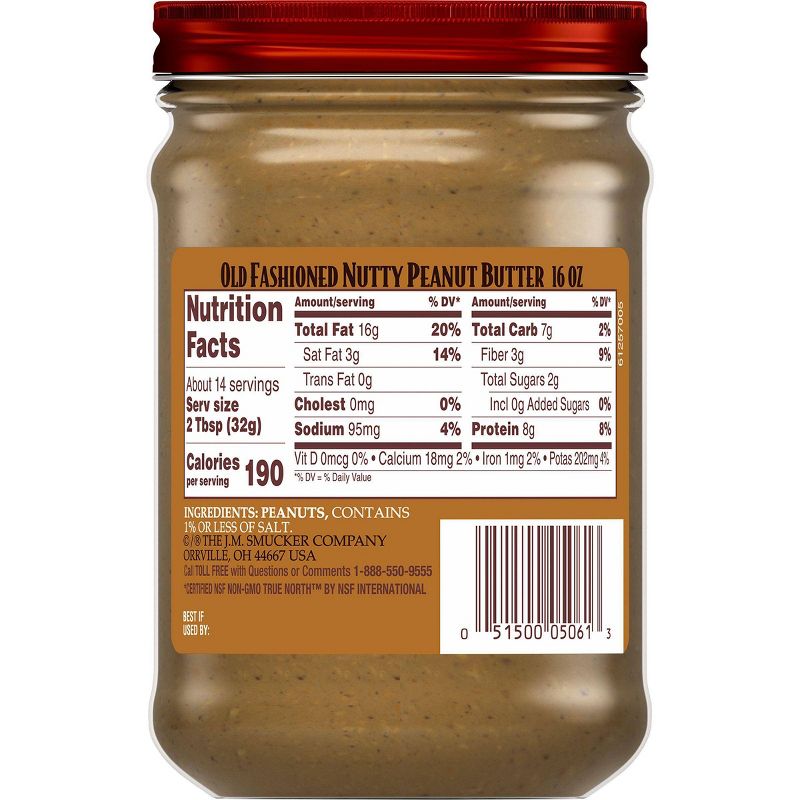 Laura Scudder Nutty Natural Peanut Butter - 16oz