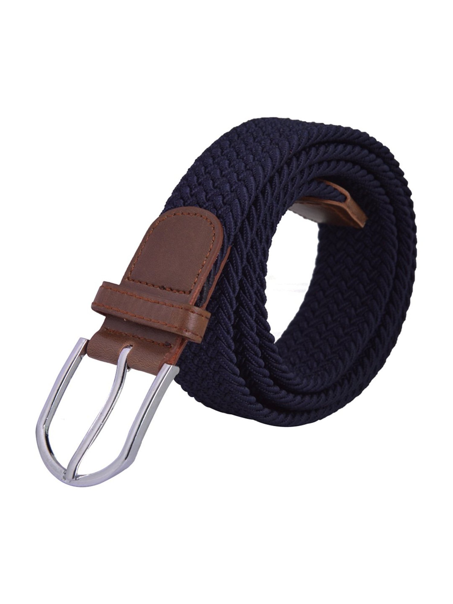 BULCHEE Blue Leather Casual Belt for Men