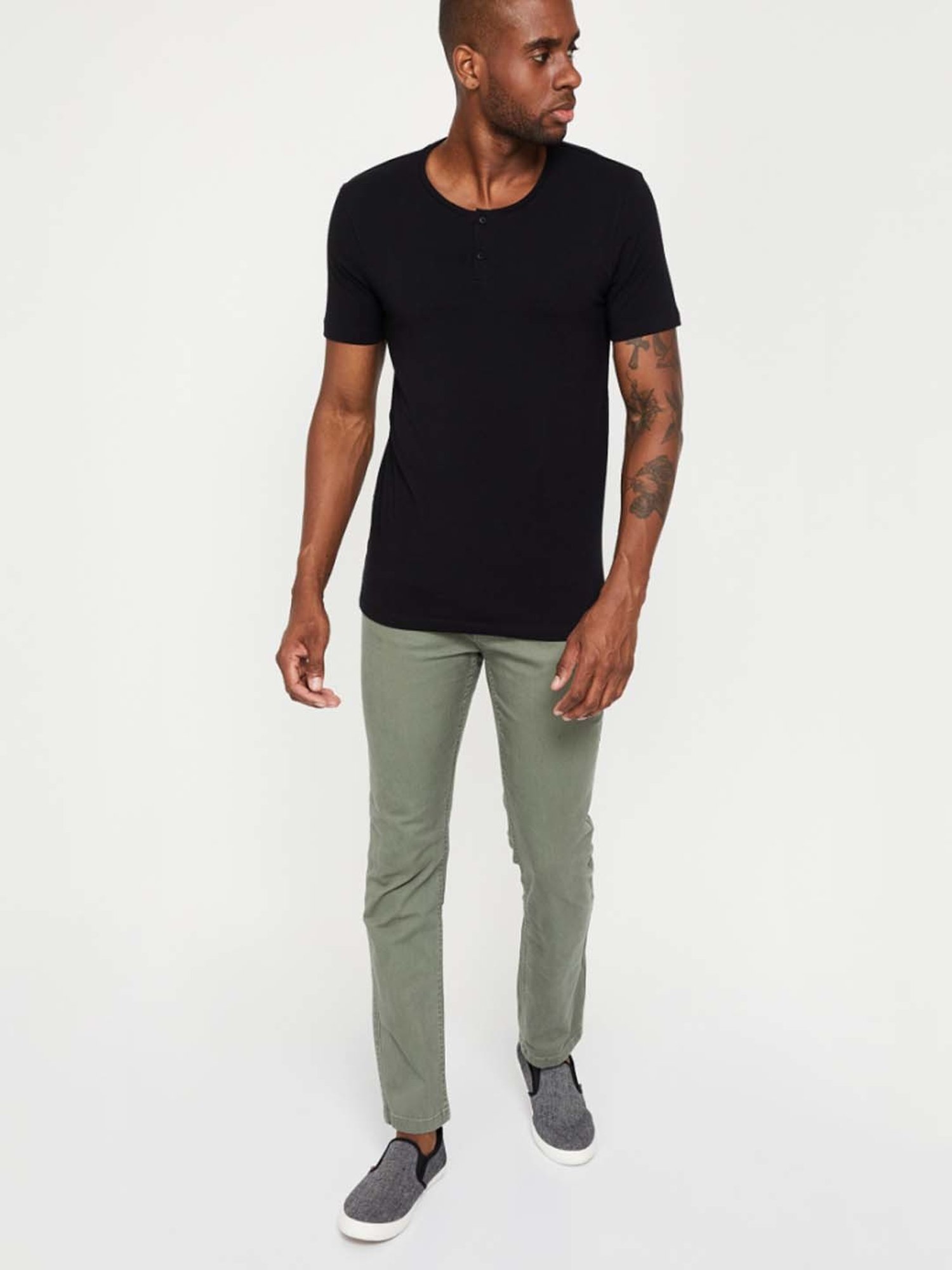BOSSINI Black Regular Fit T-Shirt
