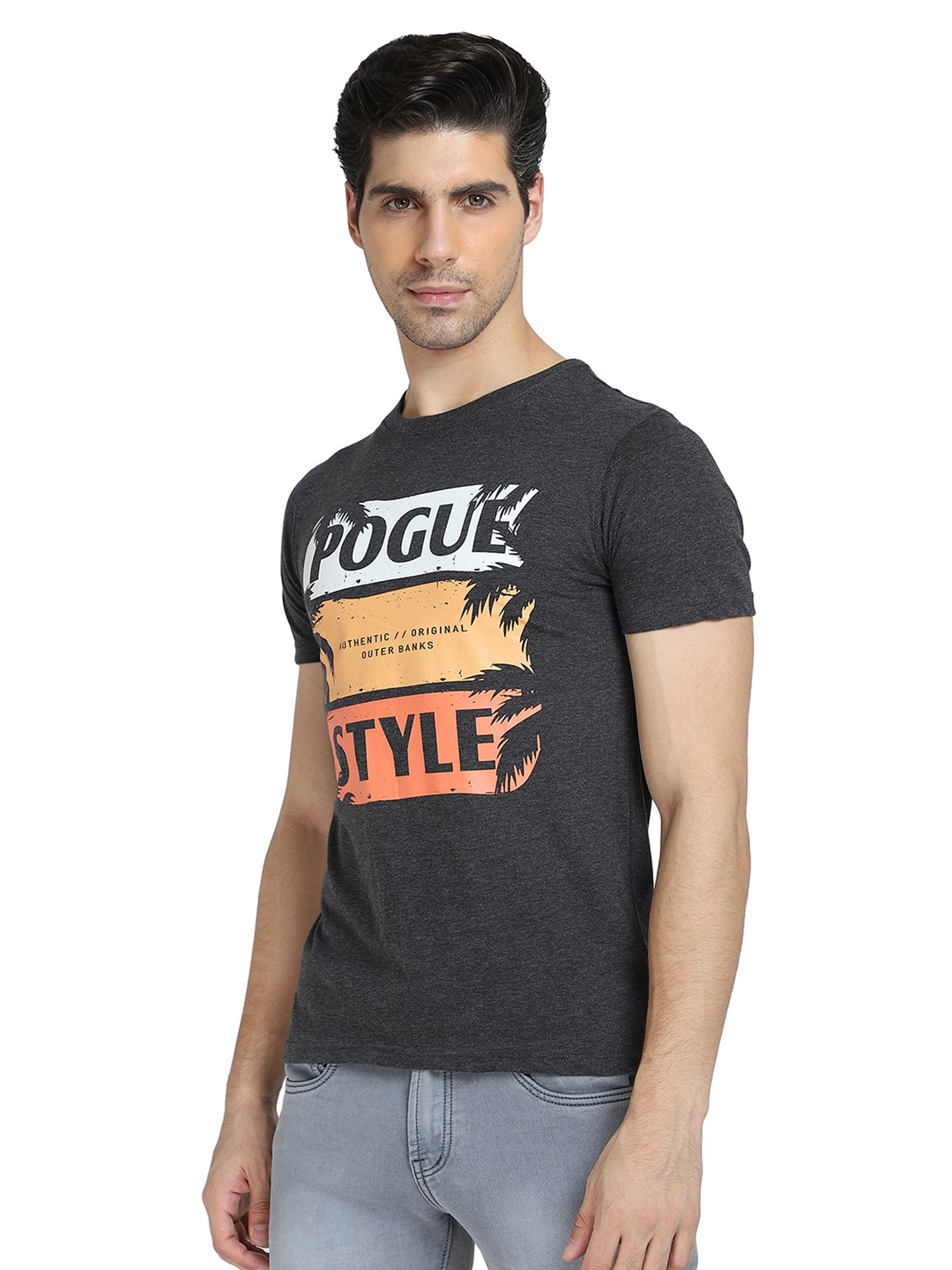 Dyca Charcoal Crew T-Shirt