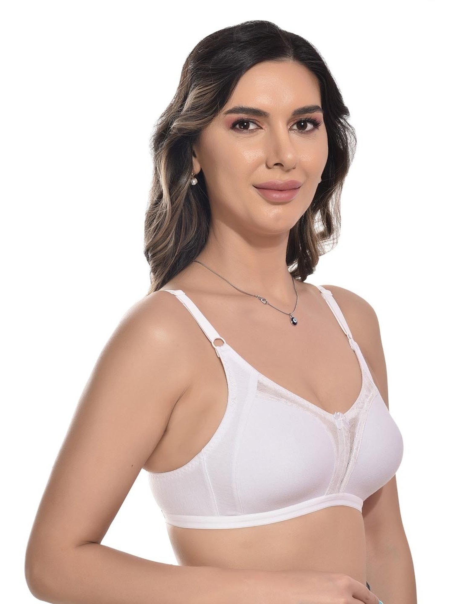 FIMS Black & White Full Coverage Everyday Bras - Pack Of 2
