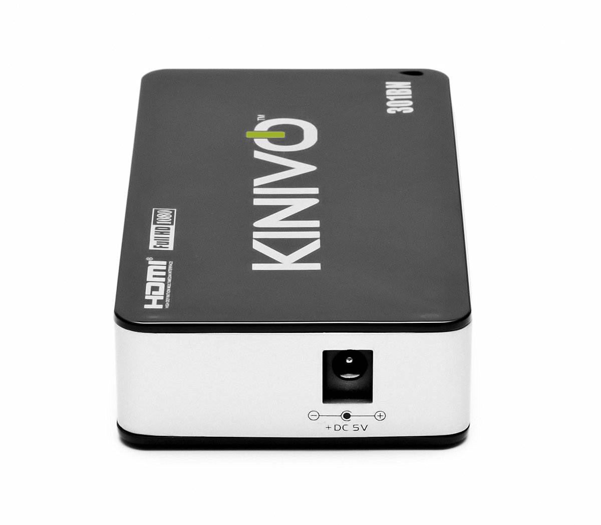 Kinivo 301BN Premium 3 port High speed HDMI switch with IR wireless remote and AC Power adapter - supports 3D, 1080p