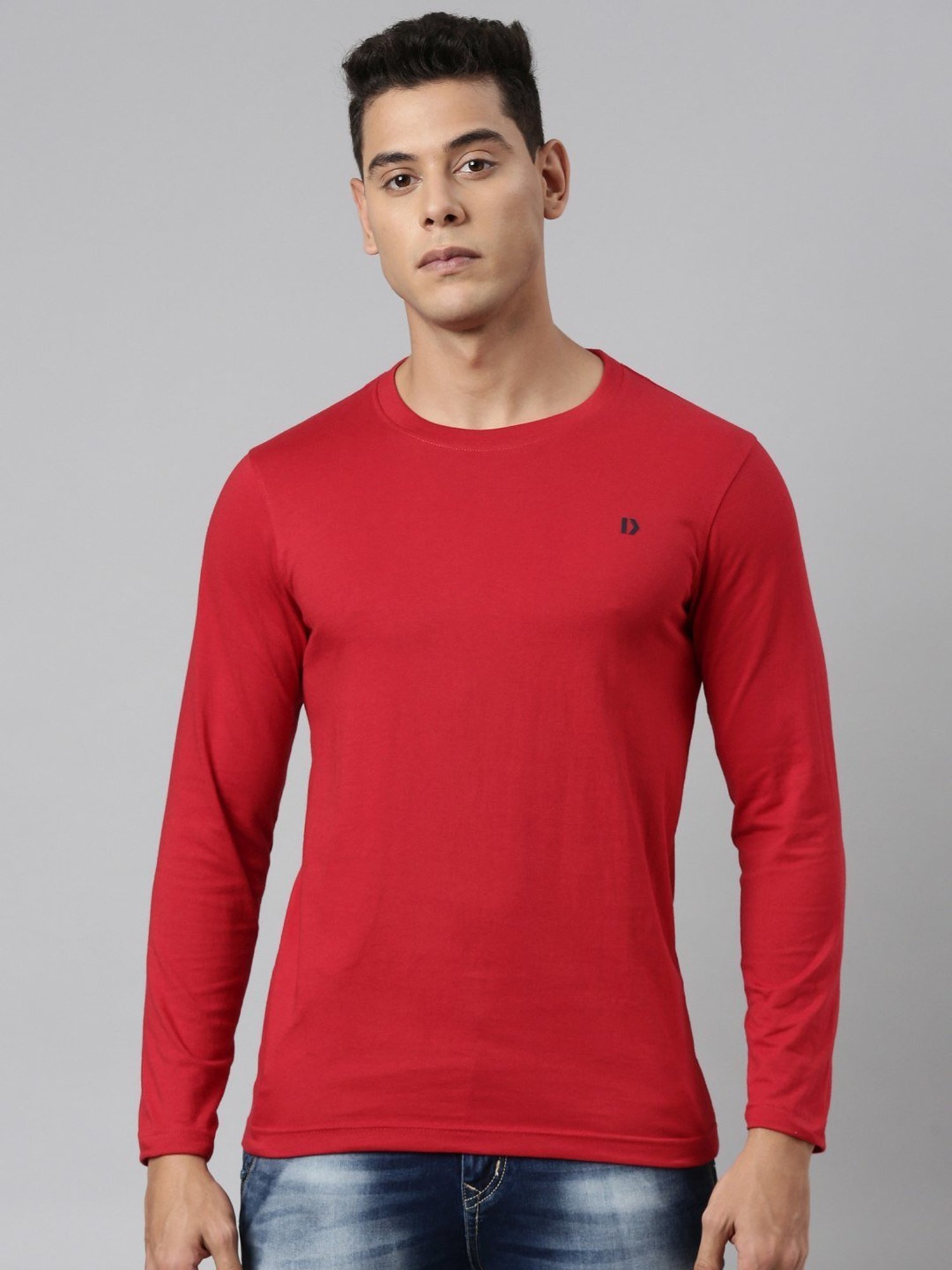 Dixcy Scott Originals Red Cotton Comfort Fit T-Shirt